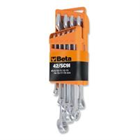 Serie di 9 chiavi combinate Beta con supporto