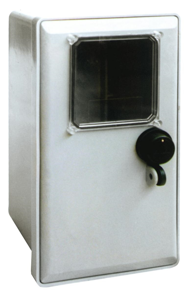Contenitore per contatori Enel, con vetro d'ispezione, 23x24x42 cm. -  Materiale elettrico - Malatesta Srl