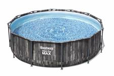 Piscina Bestway Steel Pro Max 5614X, effetto legno, 366x100h cm.