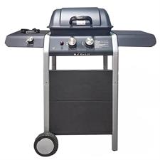 Barbecue a gas Ke Grill, 2 fuochi+fornello, area cottura 46,5x35 cm.