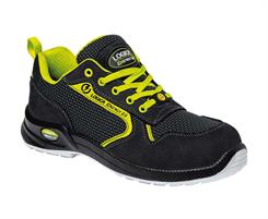 Scarpe da lavoro Logica Energy Naxos, nero/giallo fluo, n°40
