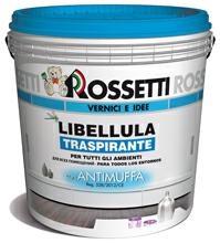 Libellula Traspirante Antimuffa Rossetti, 4 lt.
