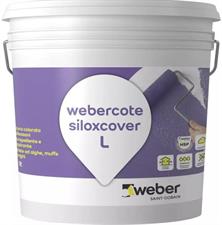 Pittura ai silossani weber.cote Siloxcover L, base chiara, lt. 14