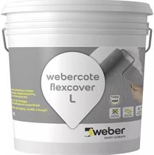 Pittura elastomerica weber.cote Flexcover, base chiara, lt. 14