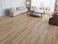 Pavimenti in SPC Baufloor Royal, sp. 6 mm., 120x18 cm., col. avorio