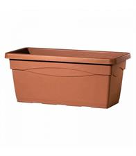 Vaso cassettone Salisburgo, col. terracotta, 100x40x38h cm.