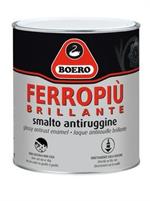 Smalto antiruggine Ferropiù Boero, nero, 750 ml.